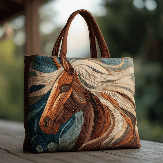 Freedom Rider Quilted Tote Bag NCU0TH2859