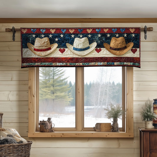 Freedom Rides Tall Quilted Valance NCU0NT7361