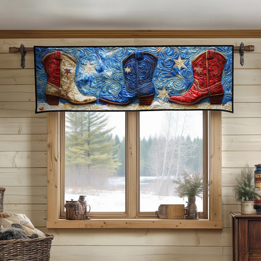 Freedom Trail Boots Quilted Valance NCU0NT7365