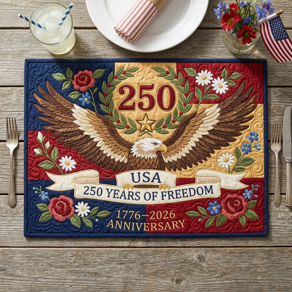 Freedom Wings Quilted Placemat NCU0TV1903