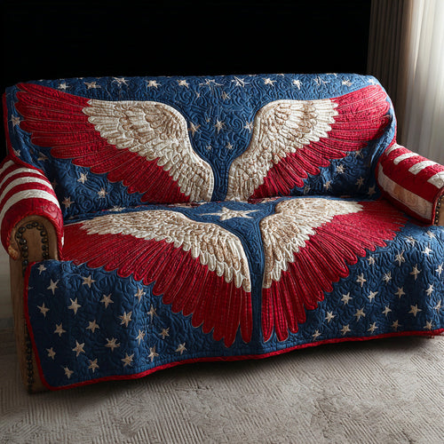 Freedom Wings Quilted Sofa Cover NCU0TD1311