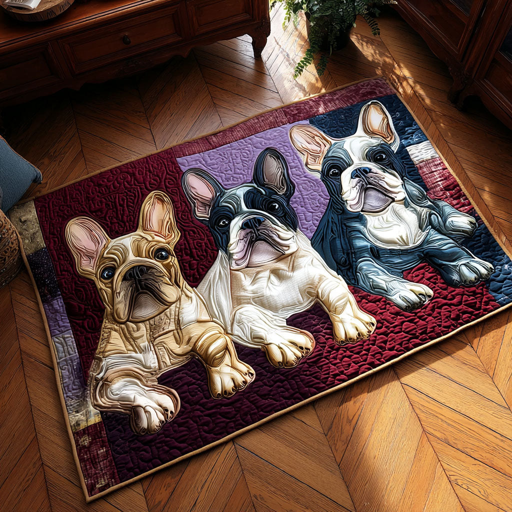 Frenchie Love Area Rug NCU0PT9919