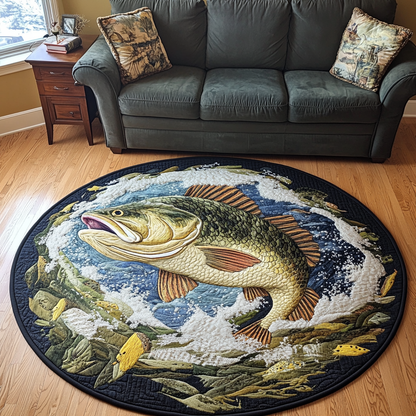 Fresh Catch Quilted Round Mat NCU0DK6568