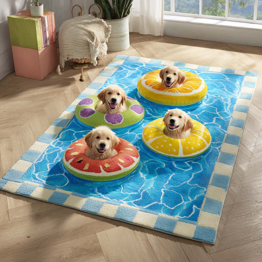 Fresh Golden Retriever Area Rug NCU0HH1928