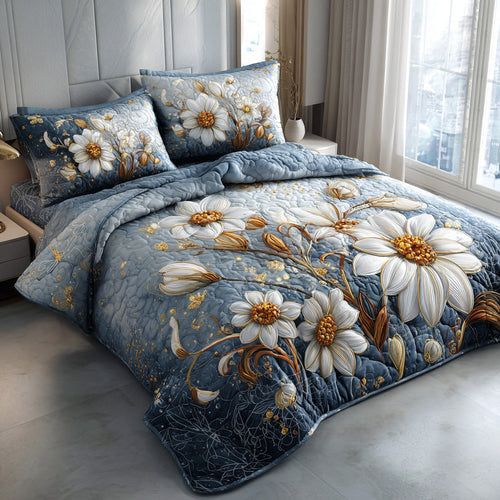 Fresh Meadow 3-Piece Quilted Bedding Set NCU0VL3037