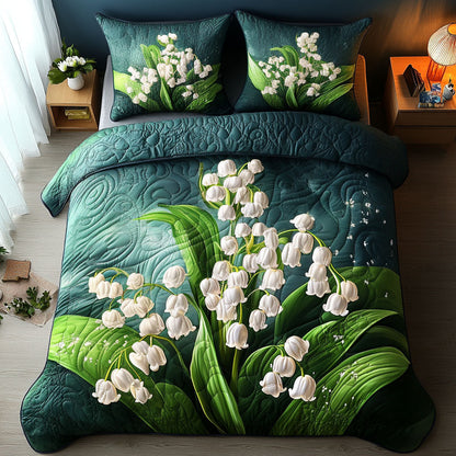 Fresh Spring 3-Piece Quilted Bedding Set NCU0NT6056