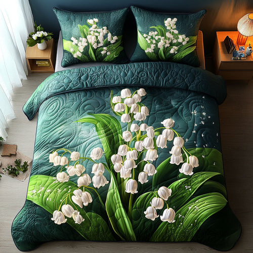 Fresh Spring 3-Piece Quilted Bedding Set NCU0NT6056