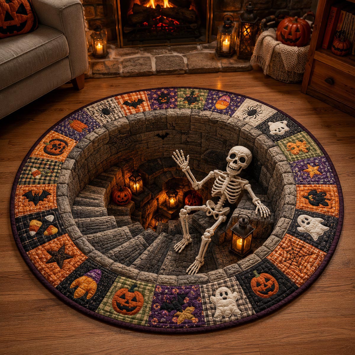 Friendly Escape Round Carpet NCU0DV9841