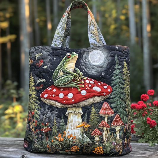Frog Magic Quilted Tote Bag NCU0DK9325