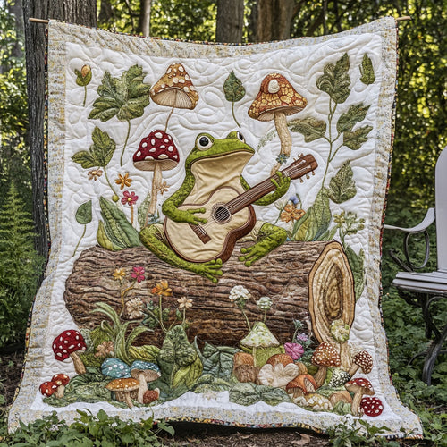 Frog Rocker Quilted Blanket NCU0PT7162
