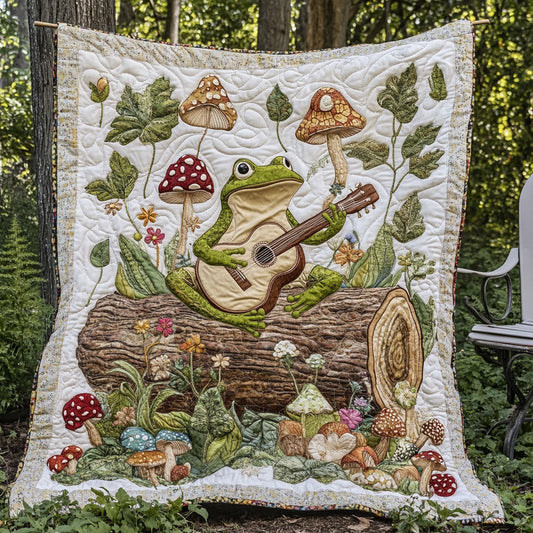 Frog Rocker Quilted Blanket NCU0PT7162