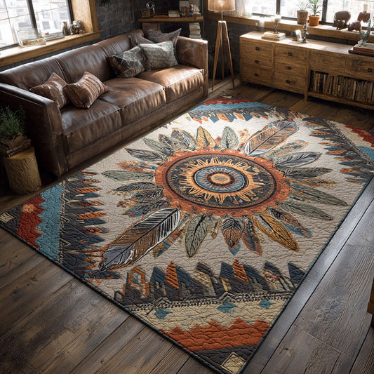 Frontier Feather Crest Area Rug NCU0PT11605