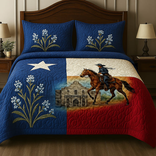 Frontier Heritage 3-Piece Quilted Bedding Set NCU0NT5681