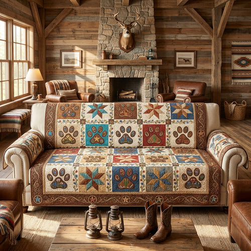Frontier Paws Quilted Sofa Cover NCU0TV1960