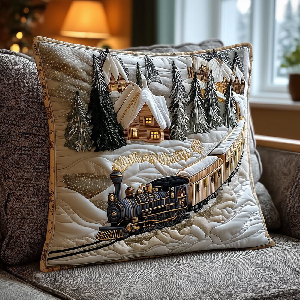 Frost Rail Whispers Quilted Pillow Case NCU0TH3434