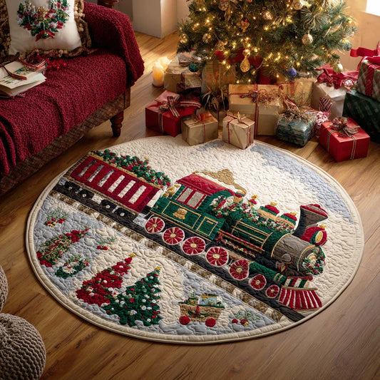 Frost Bell Quilted Round Mat NCU0TD263