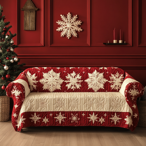 Frost Charm Quilted Sofa Cover NCU0DK10798