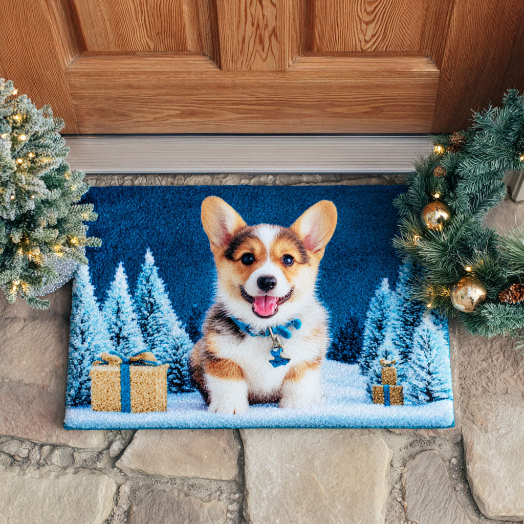 Frost Corgi Doormat NCU0TD720