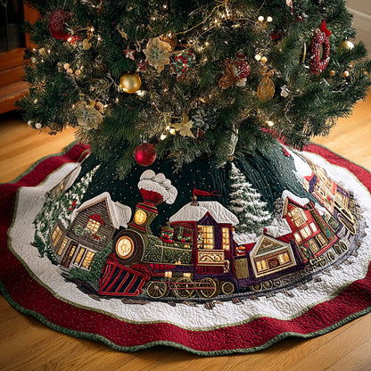 Frost Express Christmas Quilted Tree Skirt NCU0TD1361