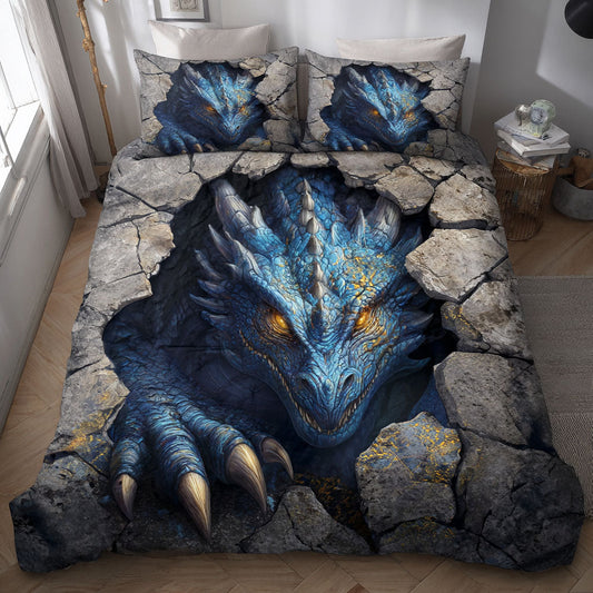 Frost Fang 3-Piece Quilted Bedding Set NCU0TV1353