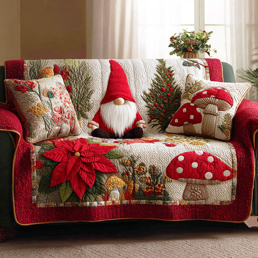 Frost Gnome Dreams Quilted Sofa Cover NCU0TD1046