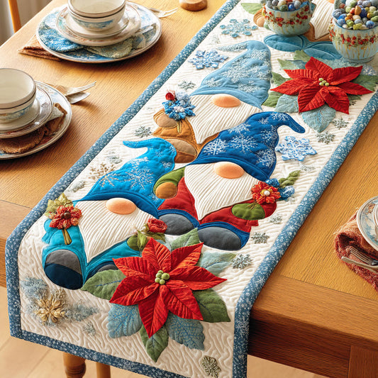 Frost Gnome Tale Quilted Table Runner NCU0TD773