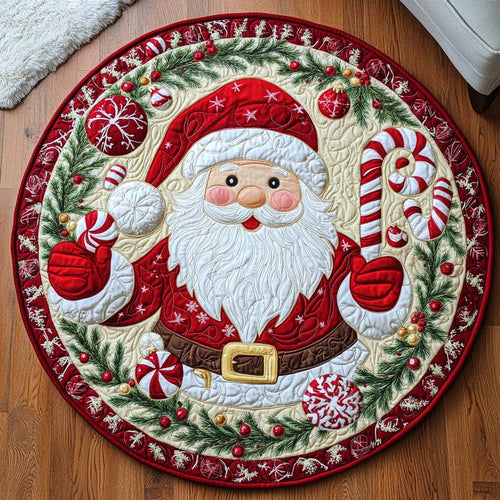 Frost Night Quilted Round Mat NCU0NT9739