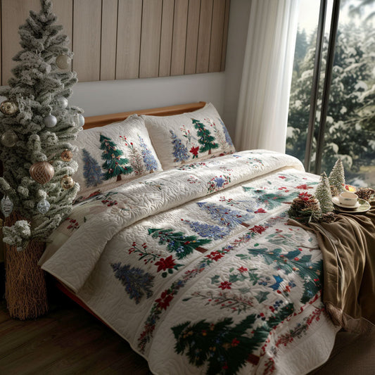 Frost Pine Valley 3-Piece Quilted Bedding Set NCU0PT10679
