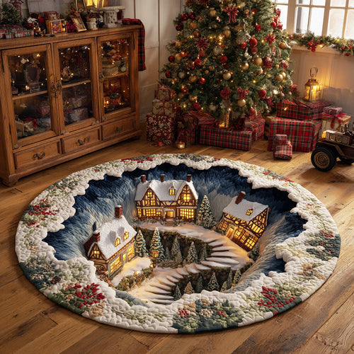 Frost Valley Magic Quilted Round Mat NCU0TD1754