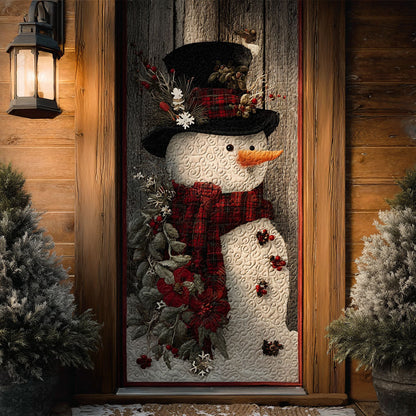 Frost Whiskers Quilted Door Cover NCU0PT10243