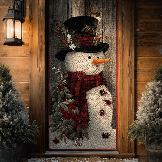 Frost Whiskers Quilted Door Cover NCU0PT10243