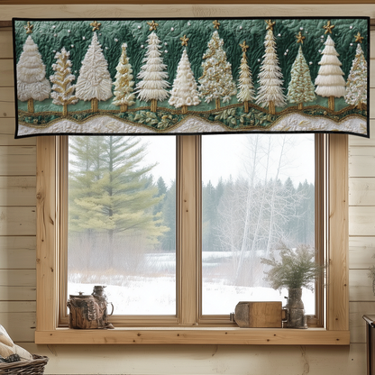 Frosted Pines Quilted Valance NCU0DV7563