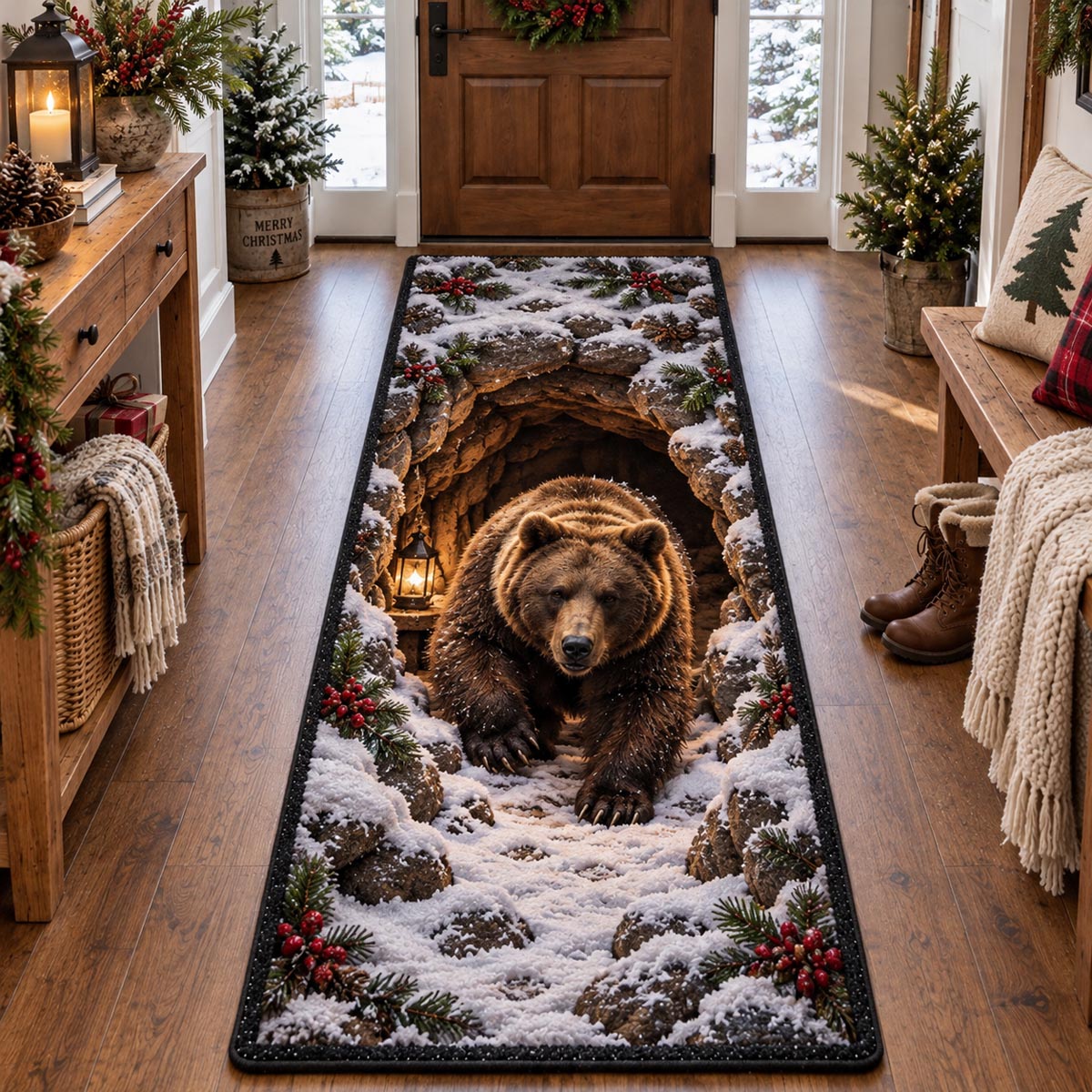 Frosted Bear Trail Runner Carpet NCU0DV10156