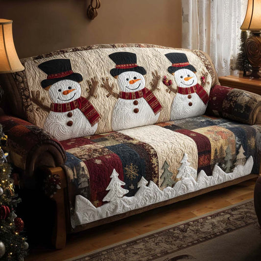 Frosted Berries Quilted Sofa Cover NCU0NT10963
