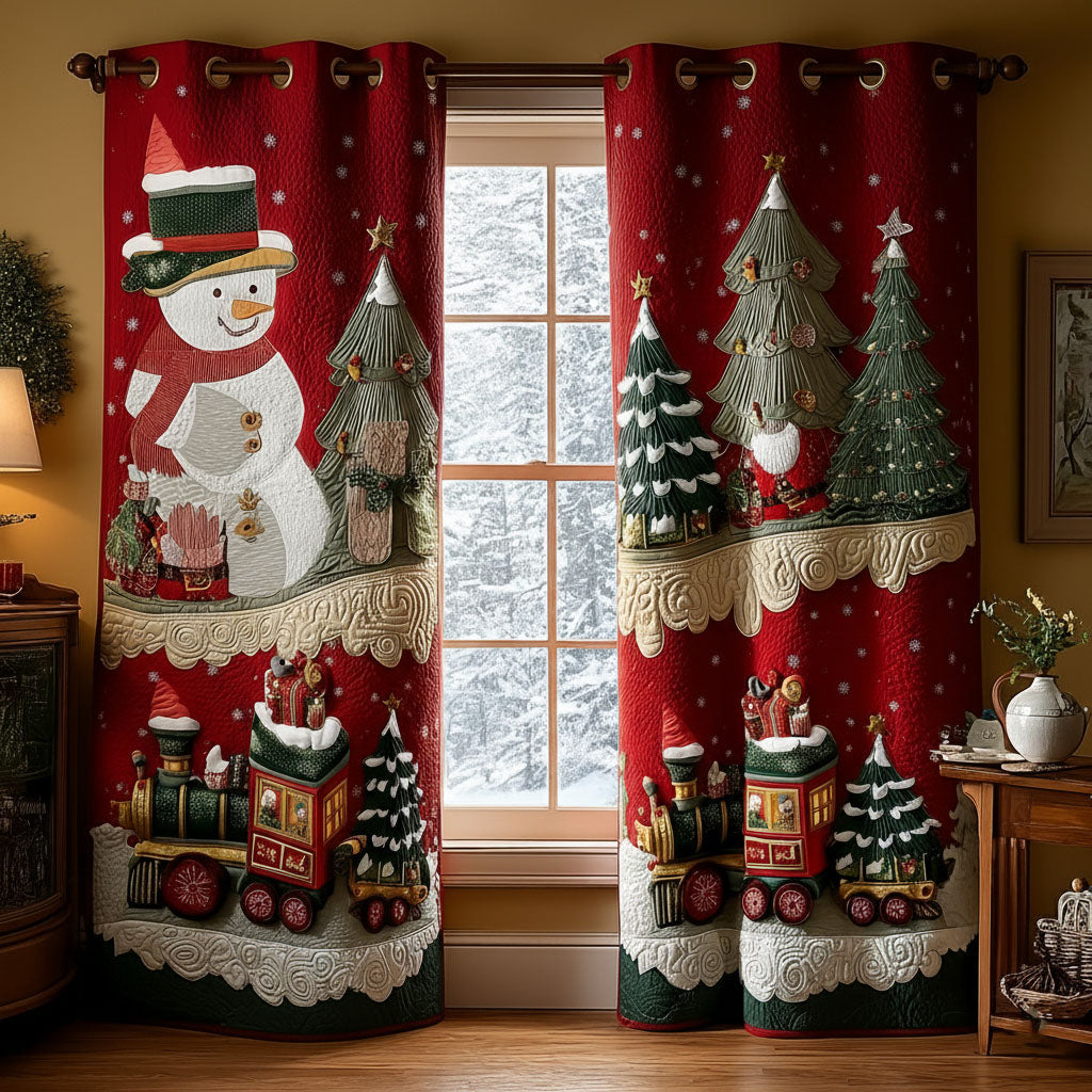 Frosted Cabin Quilted Curtains NCU0PT10201