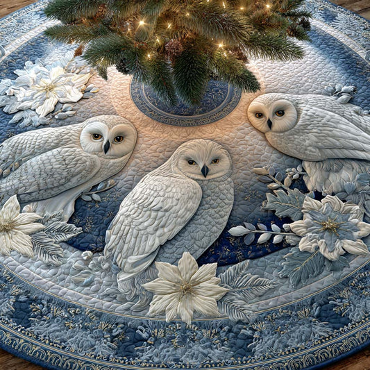 Frosted Companions Quilted Tree Skirt NCU0XD1364
