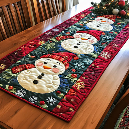 Frosted Friends Quilted Table Runner NCU0DK1438