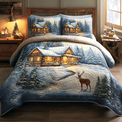 Frosted Haven 3-Piece Quilted Bedding Set NCU0TV1253