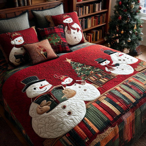 Frosted Hugs 3-Piece Quilted Bedding Set NCU0PT10307