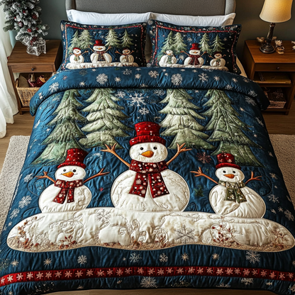 Frosted Joy 3-Piece Quilted Bedding Set NCU0DK2171