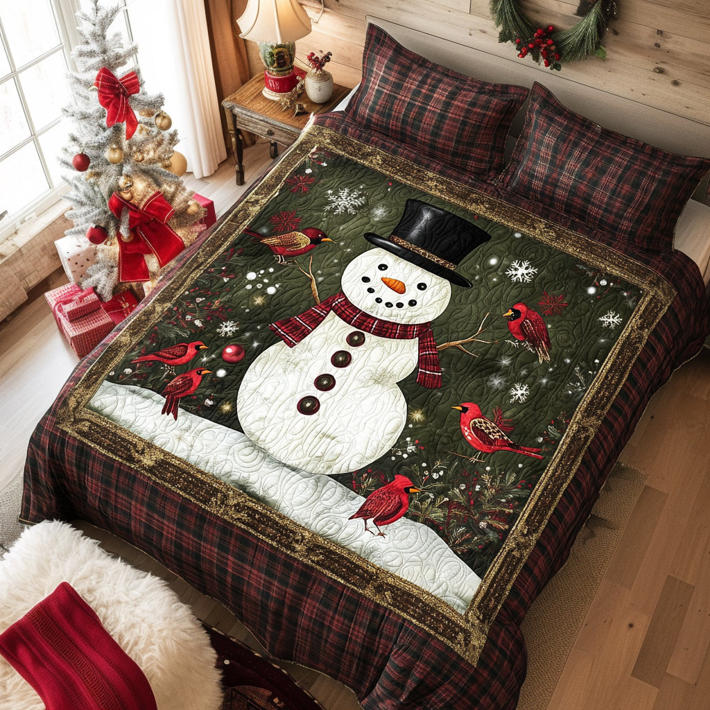 Frosted Joy 3-Piece Quilted Bedding Set NCU0DV8523