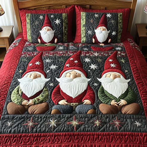 Frosted Joy 3-Piece Quilted Bedding Set NCU0NT2005