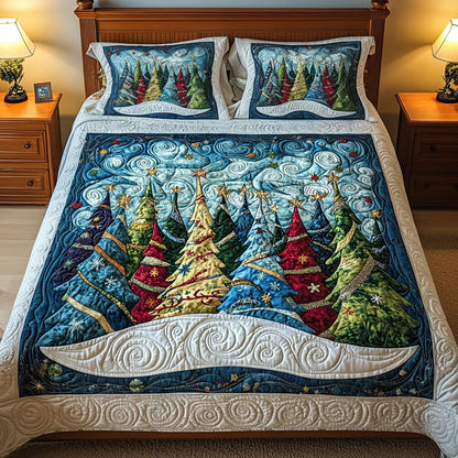 Frosted Joy 3-Piece Quilted Bedding Set NCU0PT2150