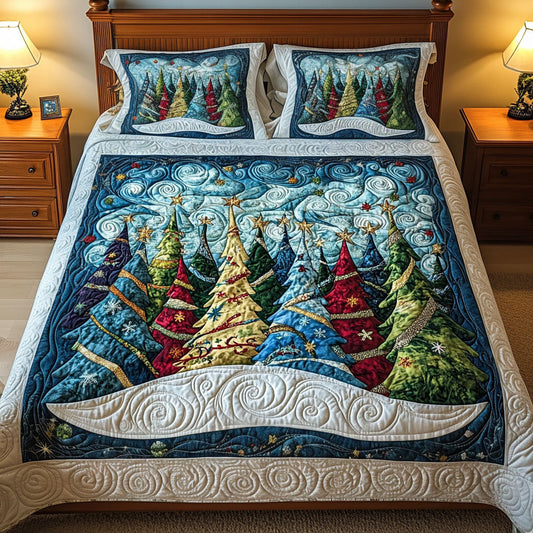 Frosted Joy 3-Piece Quilted Bedding Set NCU0PT2150