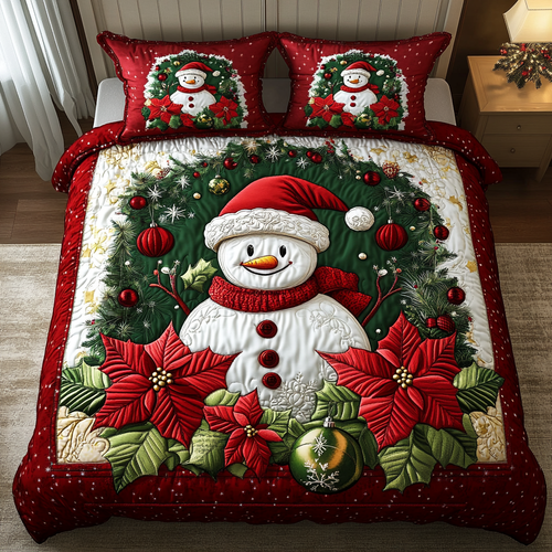 Frosted Joy 3-Piece Quilted Bedding Set NCU0VH913