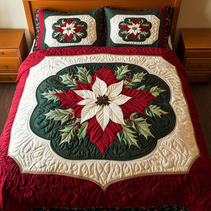 Frosted Magic 3-Piece Quilted Bedding Set NCU0PT2254