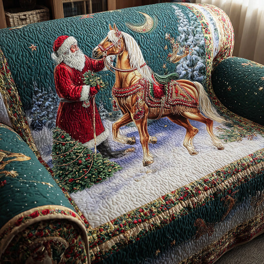 Frosted Mane Quilted Sofa Cover NCU0TD1996