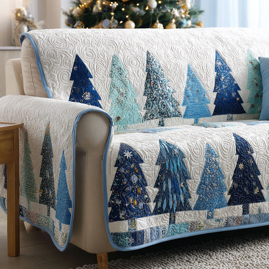 Frosted Pines Quilted Sofa Cover NCU0TV650
