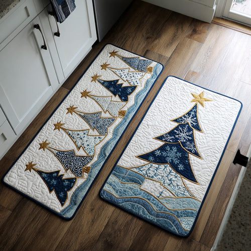 Frosted Tree Spark Kitchen Area Rug NCU0TD1719