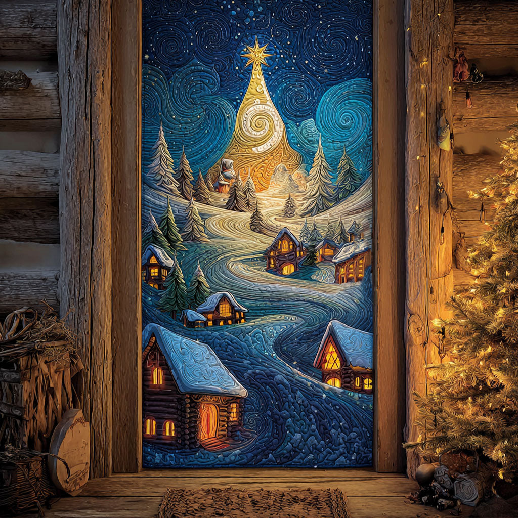 Winter Visitor Quilted Door Cover NCU0TV993
